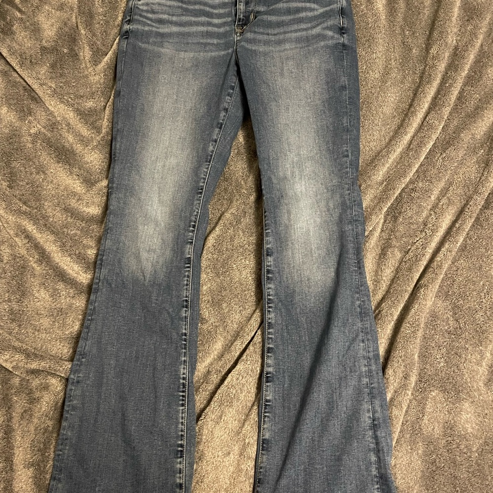 American Eagle Outfitters Dark Blue Flare Jeans